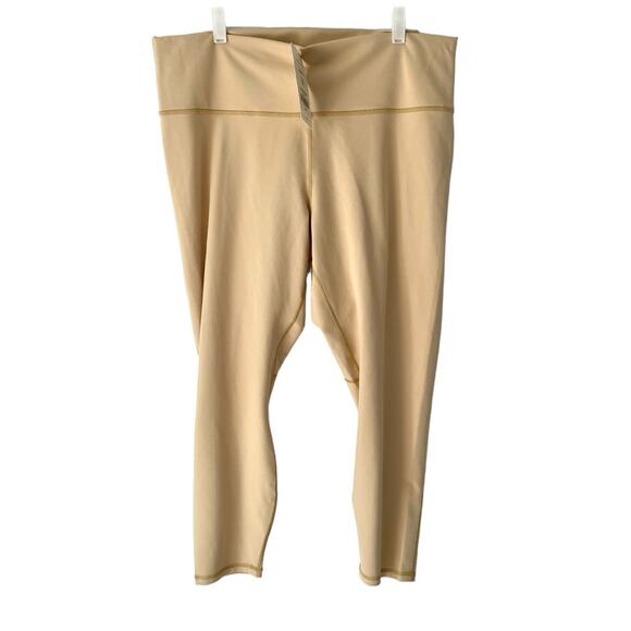 Fabletics Powerhold NWTs The Define High Waisted 7/8 Tan Leggings size 2X - Picture 3 of 9